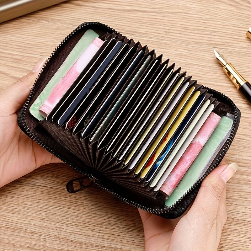 

High-quality Pu Leather Credit Card Storage Bag Simple Casual Multi-card Card Holder