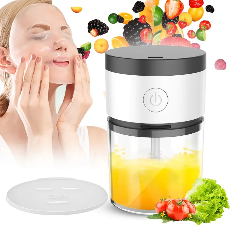 fine beauty personal care natural fruit vegetable facial mask maker automatic usb rechargeable diy facial mask machine details 1