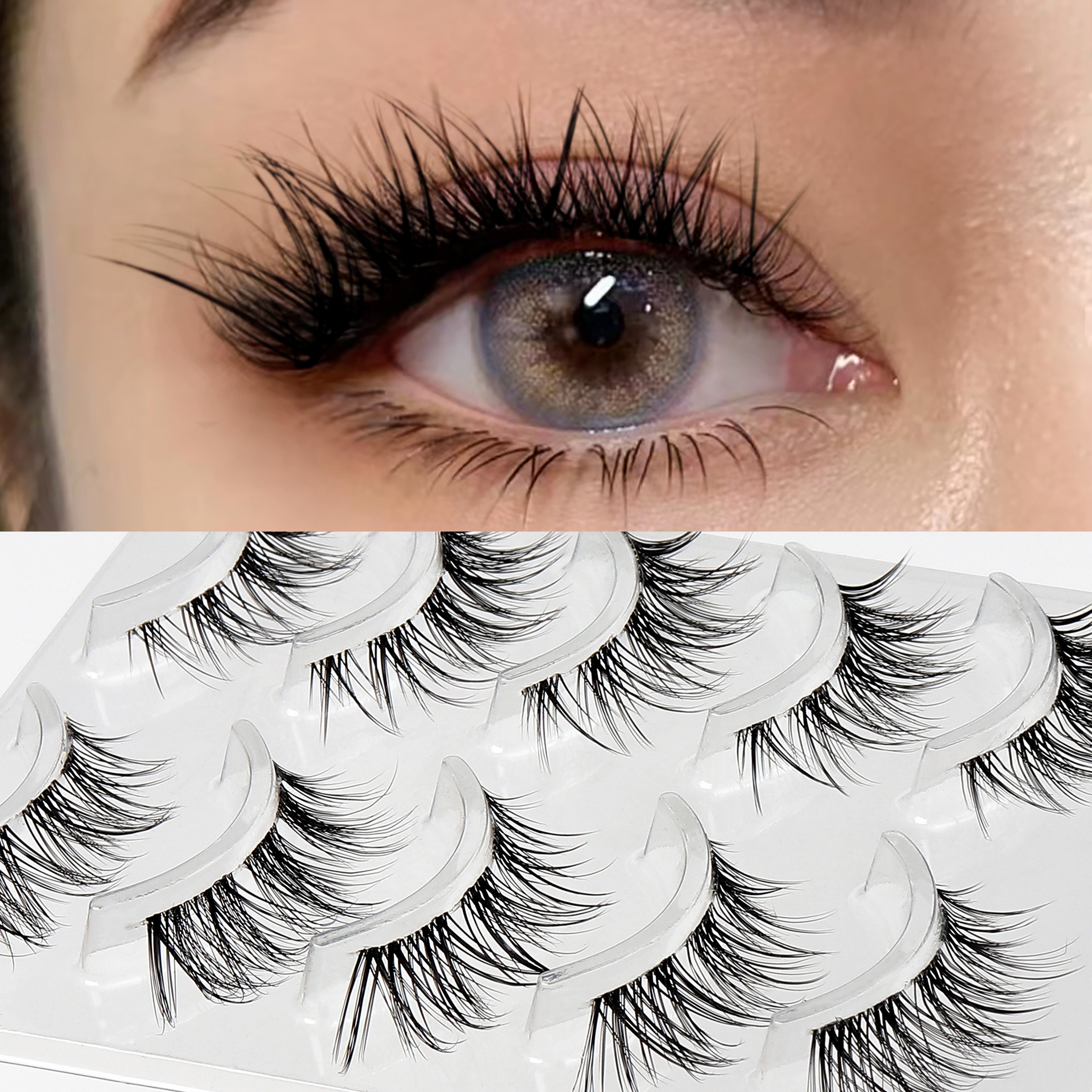 Fox False Eyelashes Eye End Lenghtening Light Smoky Makeup - Temu