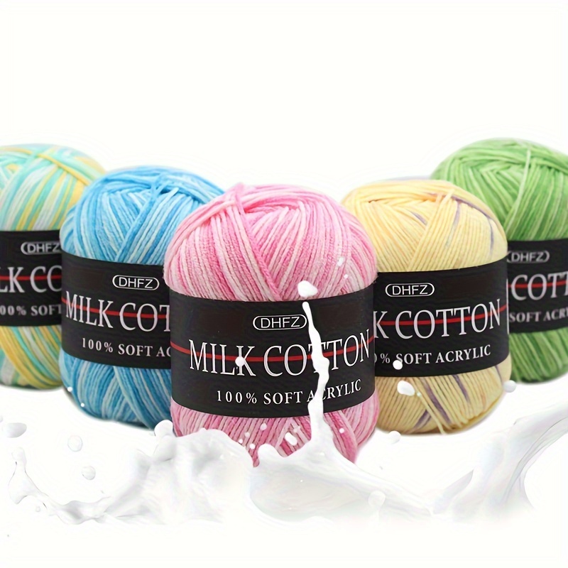 1pc 200g Knitting Yarn Cotton Thick Yarn Baby Chunky Knit Sweater Ilos Para  Tejer Estambres Para Tejer A Mano Bebe
