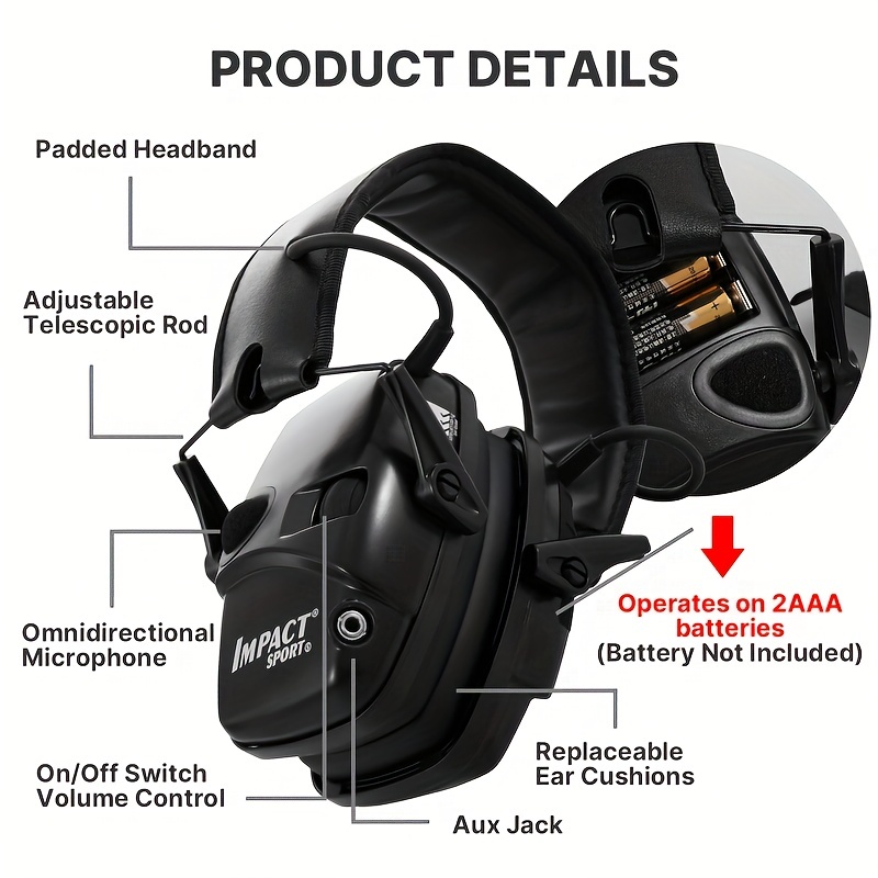 Shooting Ear Protection Bluetooth - Temu