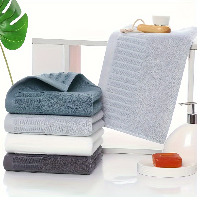 Super Absorbent Soft Cotton Hand Towel Face Towel Bath Hand - Temu
