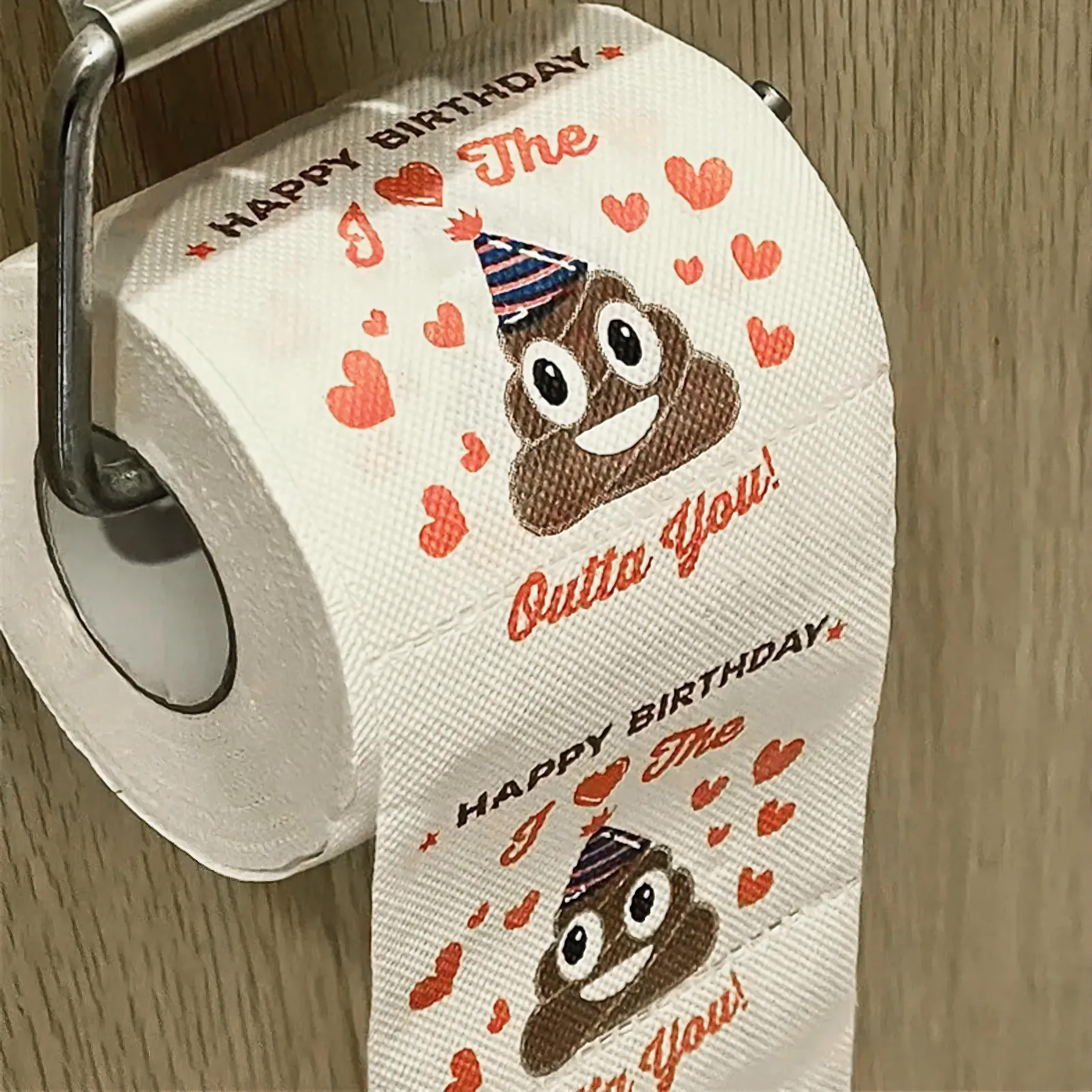 Papier toilette anniversaire : idée cadeau humoristique et décalée !