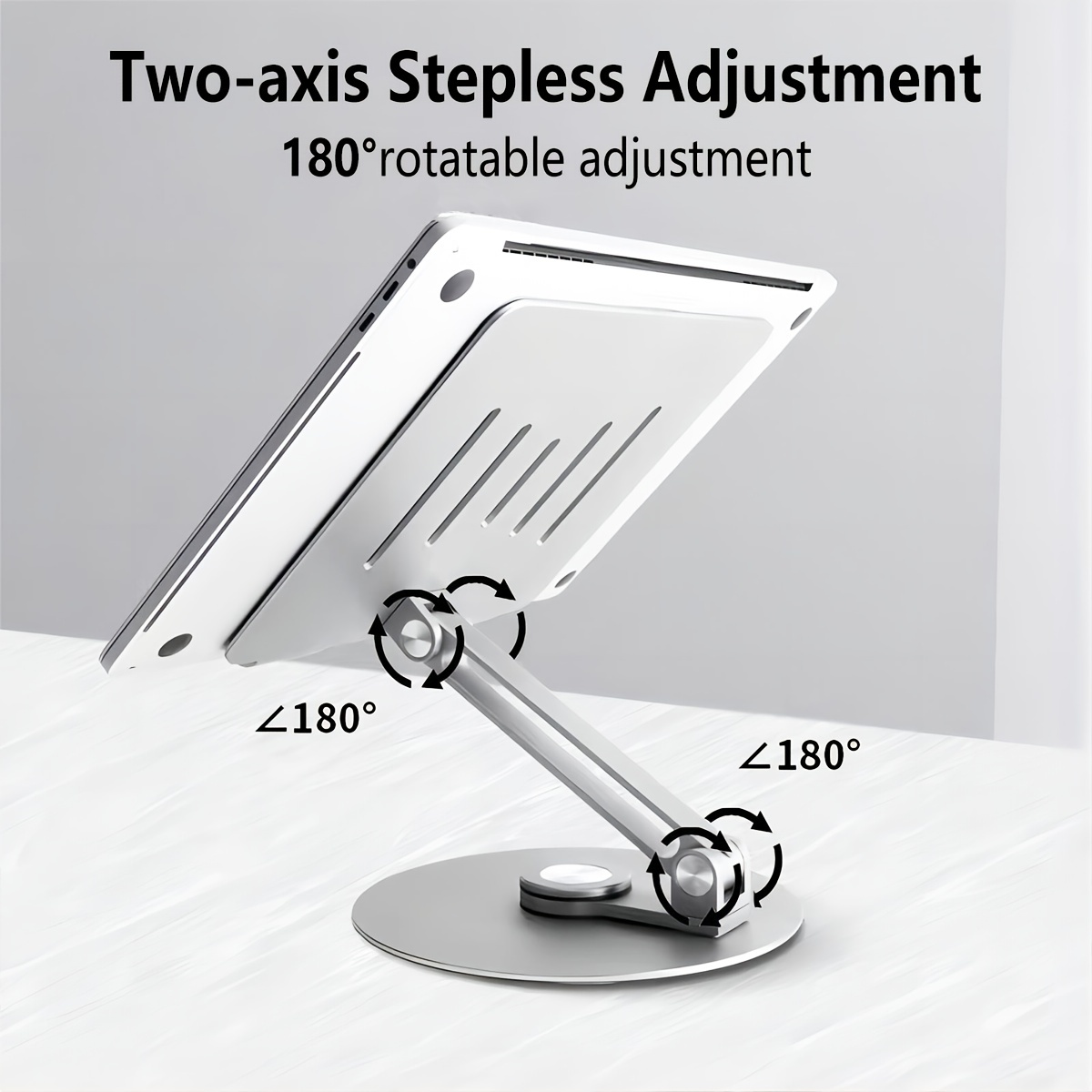 360 degree Rotatable Laptop Stand Dual axis Rotating Folding - Temu