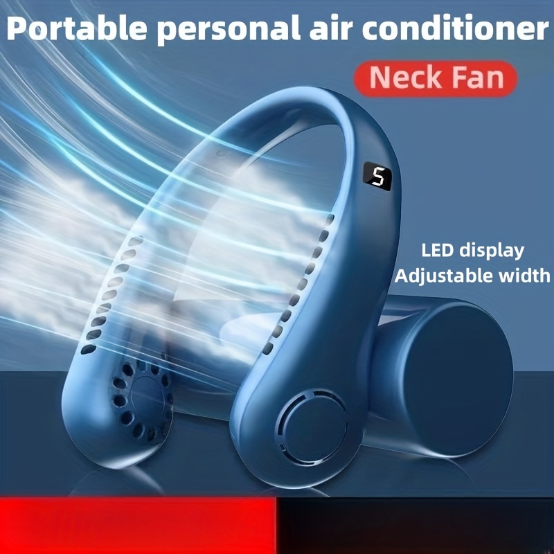 Portable Neck Fan Hands free Bladeless Fan 360° Cooling - Temu