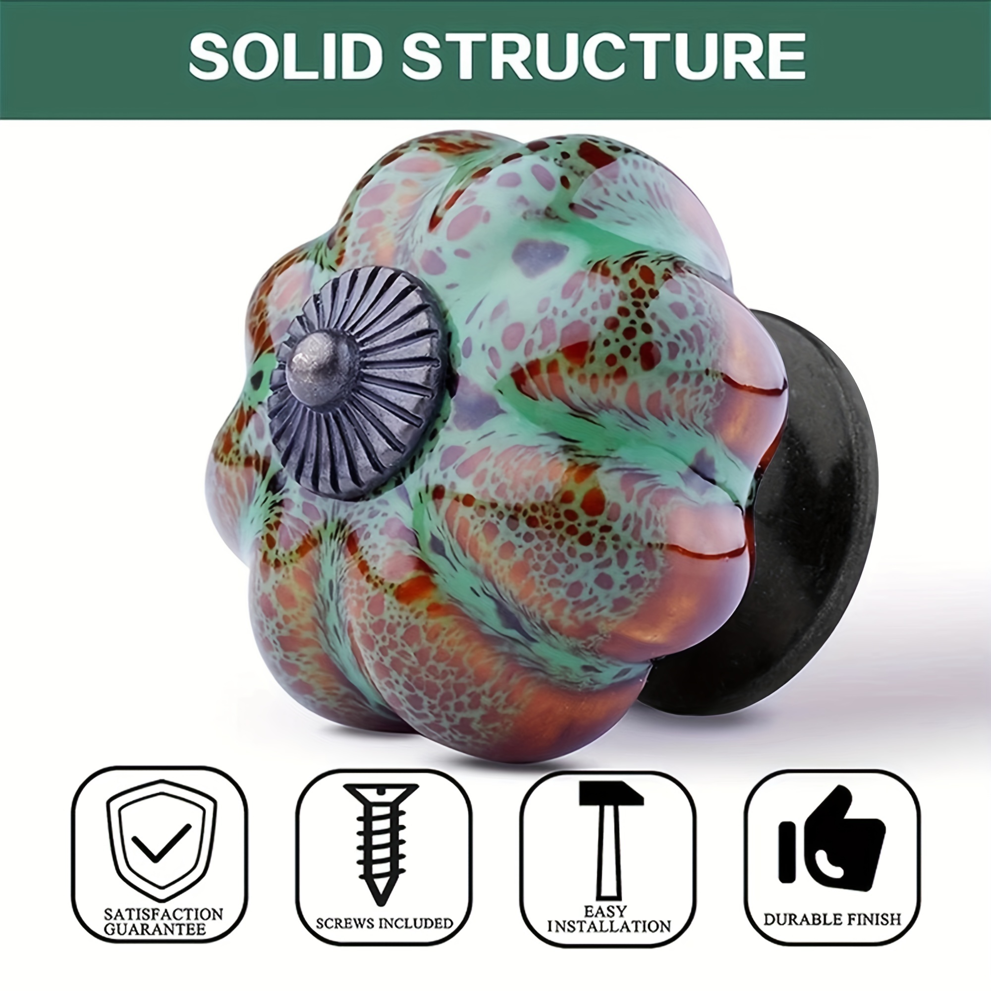 Gotham Decor Pretty Pineapple Ceramic Drawer Knob-www.malaikagroup.com