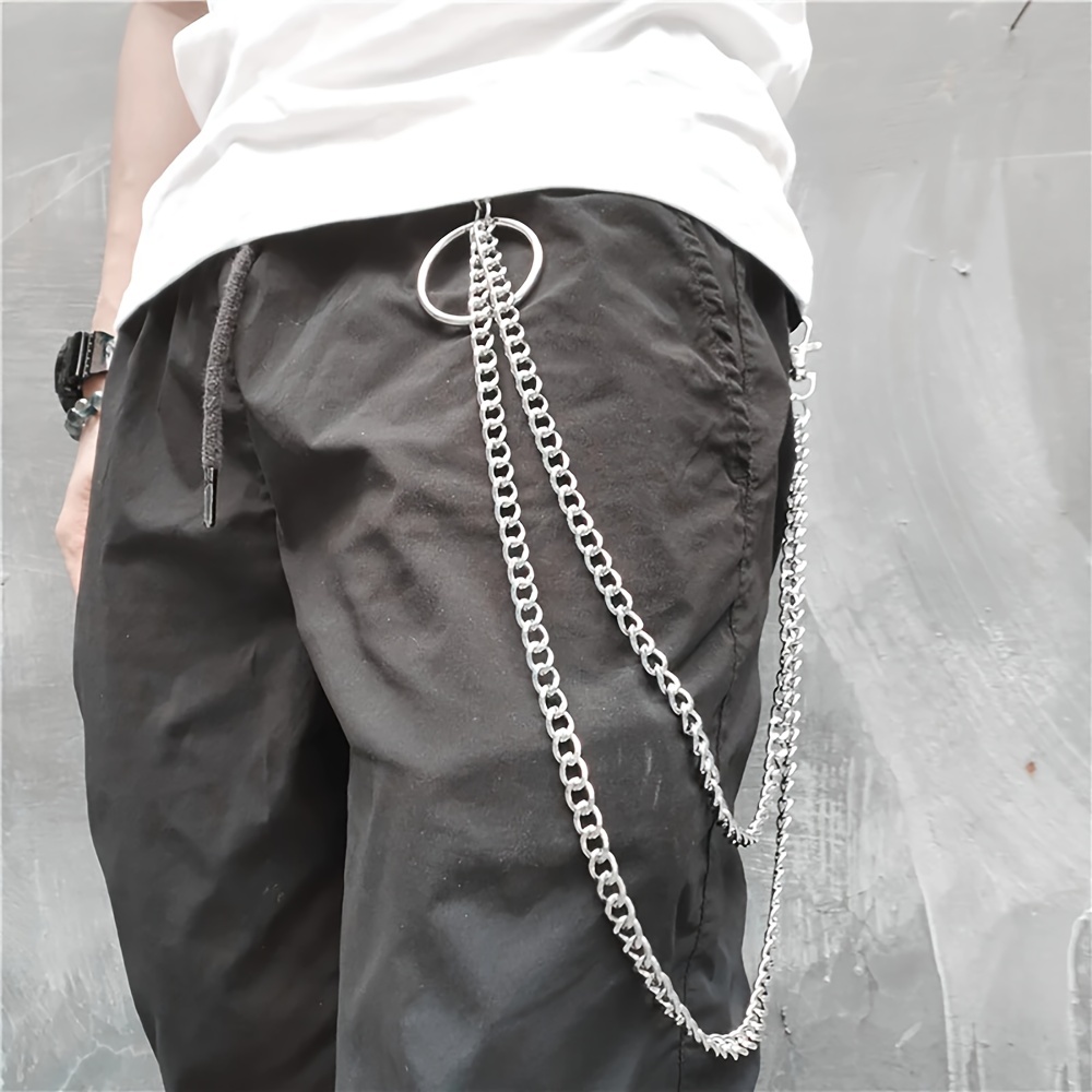 Punk Pant Chains on Jeans Keychain for Women Men Vintage Pants