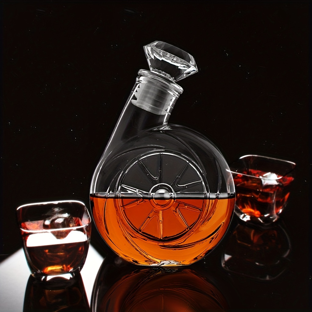 Whiskey Decanter Set Creative Whiskey Carafe Decanter with 2 Glasses Clear  Stormtrooper Wine Bottle Decanter for Wine Vodka Liquor Scotch Whikey