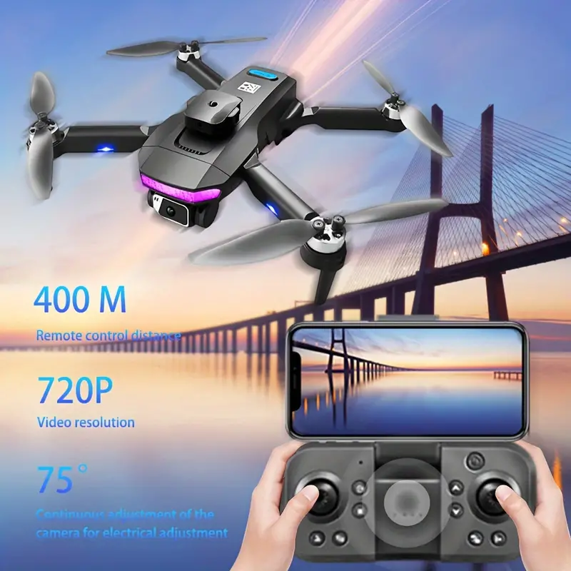 Drone, ABS High-toughness Case, Super Drop-resistant, Omni-directional LED Lights, 360°obstacle Avoidance, Remote Control Can Be Rechargeable Positioning Plus Optical Flow Positioning Dual-mode, Ultra-long Flight, Six-pass With Gyroscope, Rise And Fall, Forward And Backward, Left And Right Sideways Flying details 4