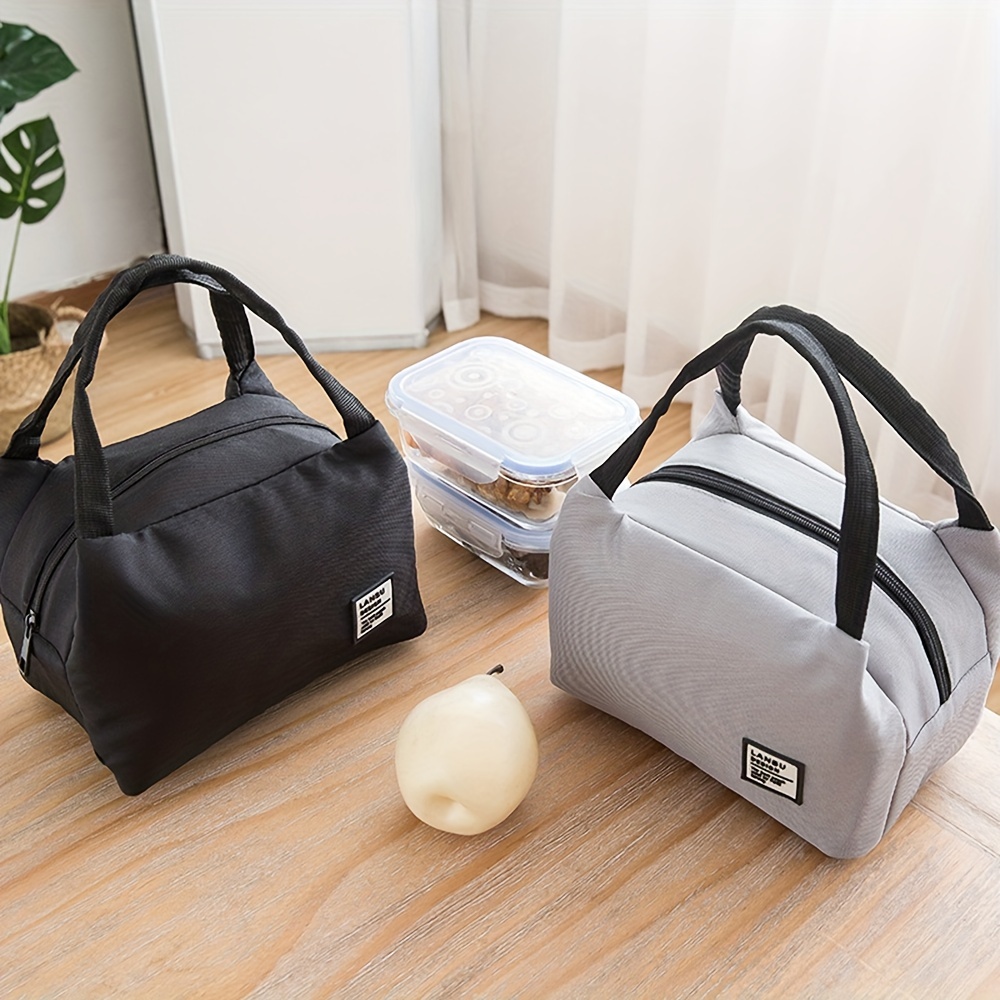 Lunch Bag Cooler Tote Portable Insulated Box Canvas Thermal Cold Food  Container School Picnic For Men Women Kids Travel Lunchbox