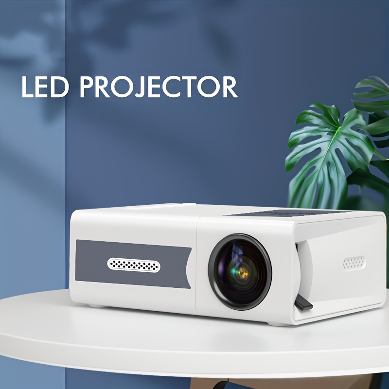 Mini proyector LED andowl® video proyector, cine en casa, portatil,  USB/HDMI/SD/AV disfruta de tus series, dibujos y juegos