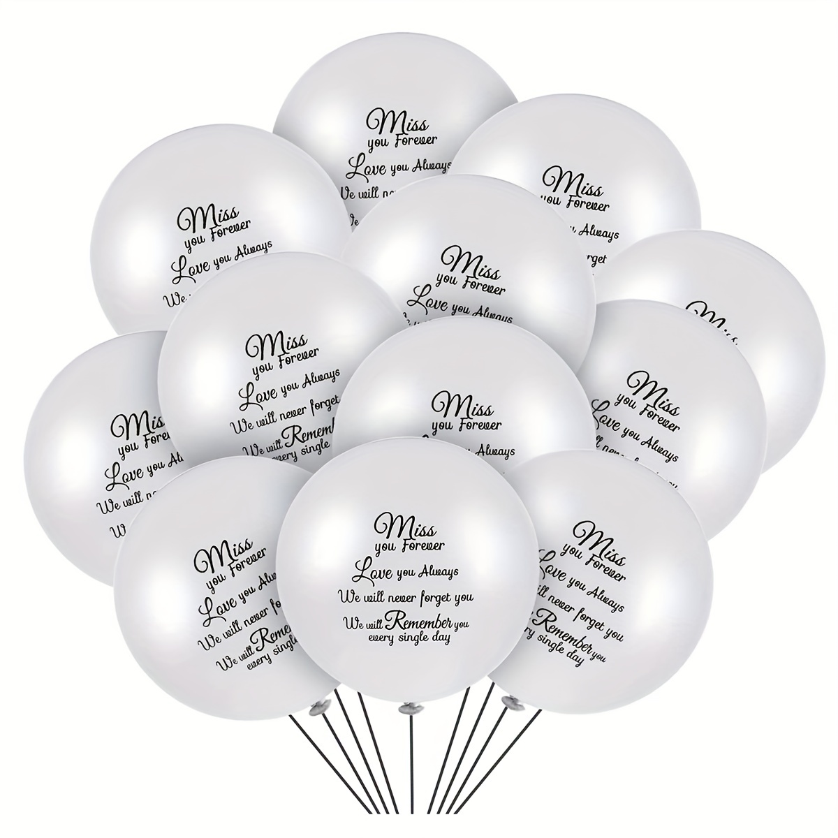 Christmas Decor Memorial Balloons For Release Biodegradable Remembrance  Angel To In Sky Decorations Celebration Of Life RIP Rest Peace Loss