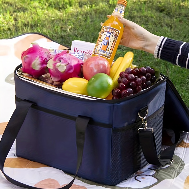 15lportable Lunch Bag Box Insulation Box Ice Pack Aluminum - Temu