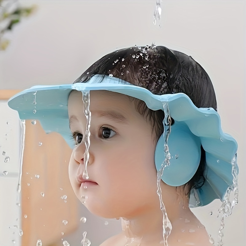 2023 - Bébé Bain Douche Cap Lavage Shampooing Visor Chapeau Baignoire Tête  Cheveux Rinçeur Empêcher l'eau