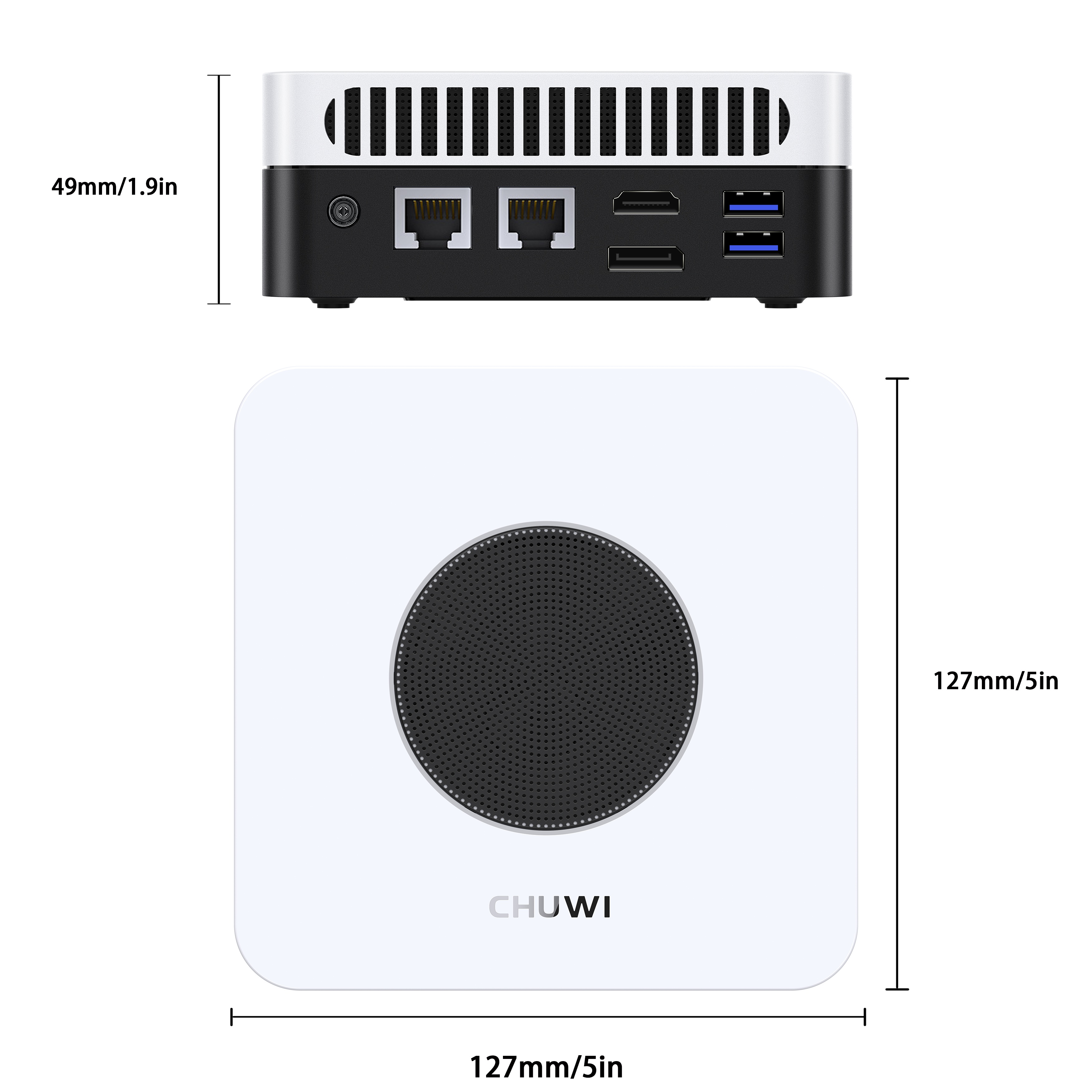 CHUWI LarkBox X Mini PC 12GB RAM 512GB SSD Intel N100 Game PC UHD