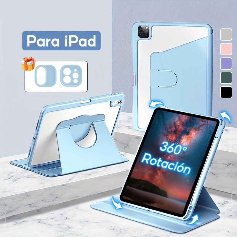  ProCase Funda para iPad Air 5 2022/iPad Air 4 2020 de 10.9  pulgadas con soporte para lápiz, funda protectora inteligente con soporte  delgado para iPad Air de 10.9 pulgadas 5ª/4ª generación