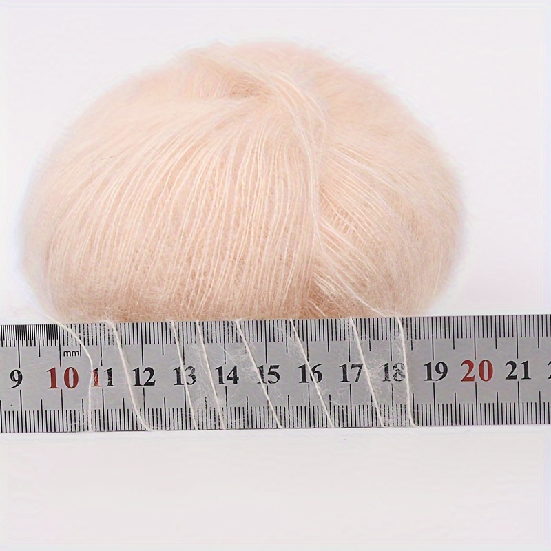 Mohair Yarn Soft Warm Wool Yarn For Diy Crocheting And - Temu