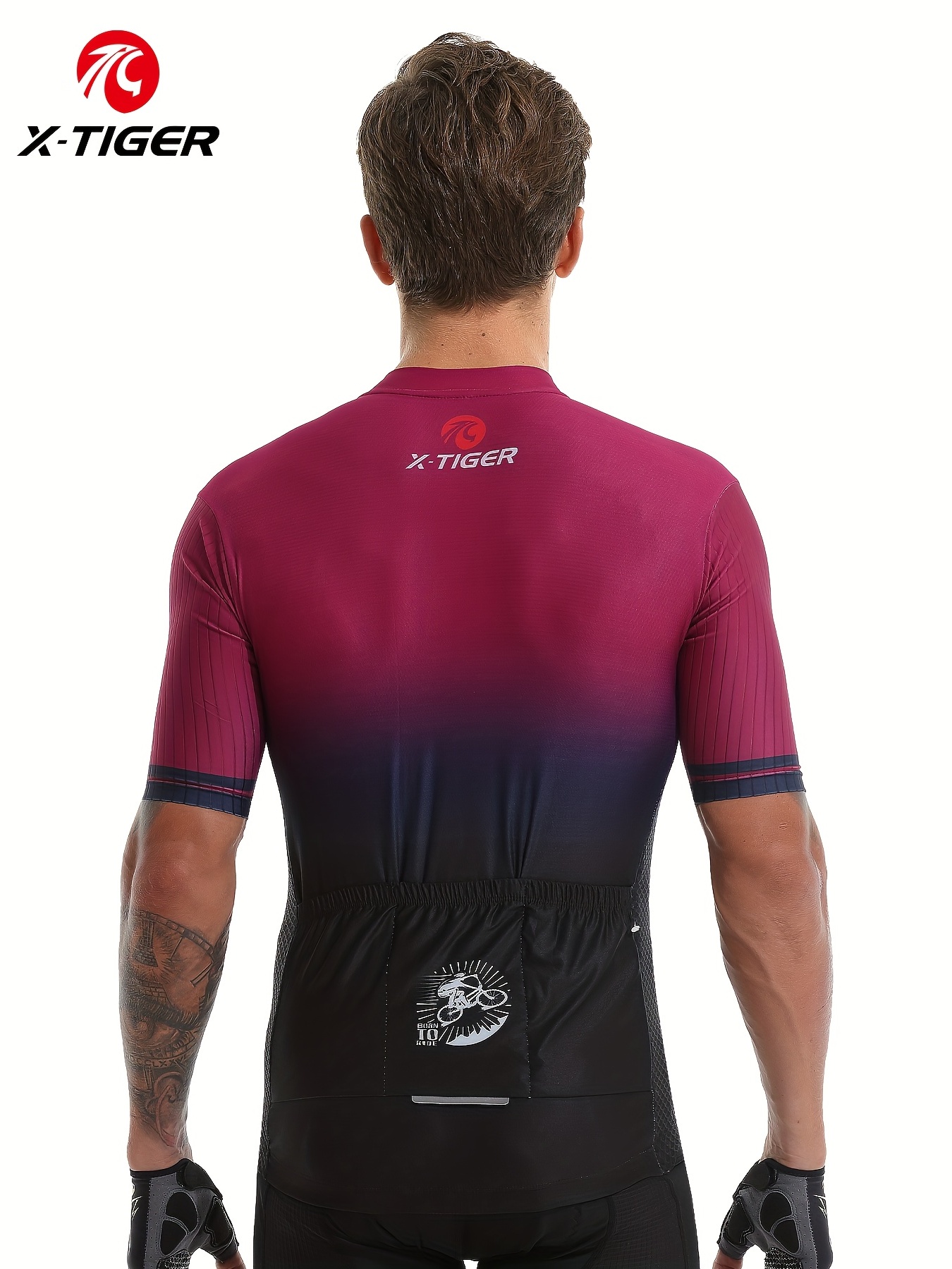 Tiger Short Sleeve Cycling Jersey for Men