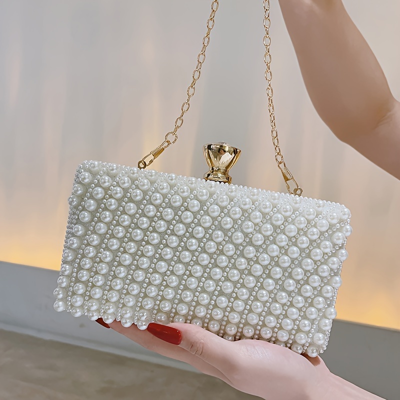 Pearl store clutch purse