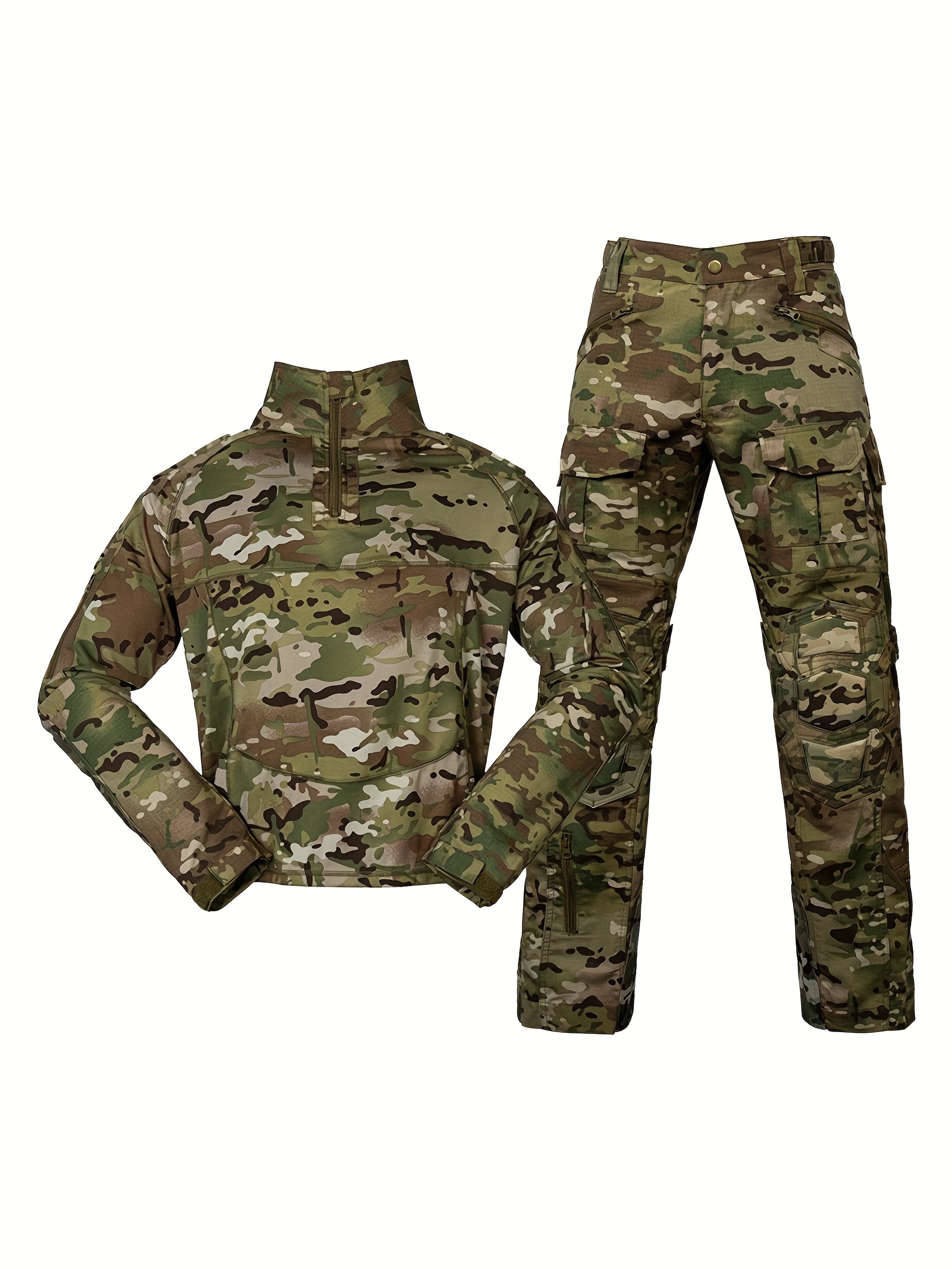 Uniforme militar de camuflaje táctico para hombre, ropa del