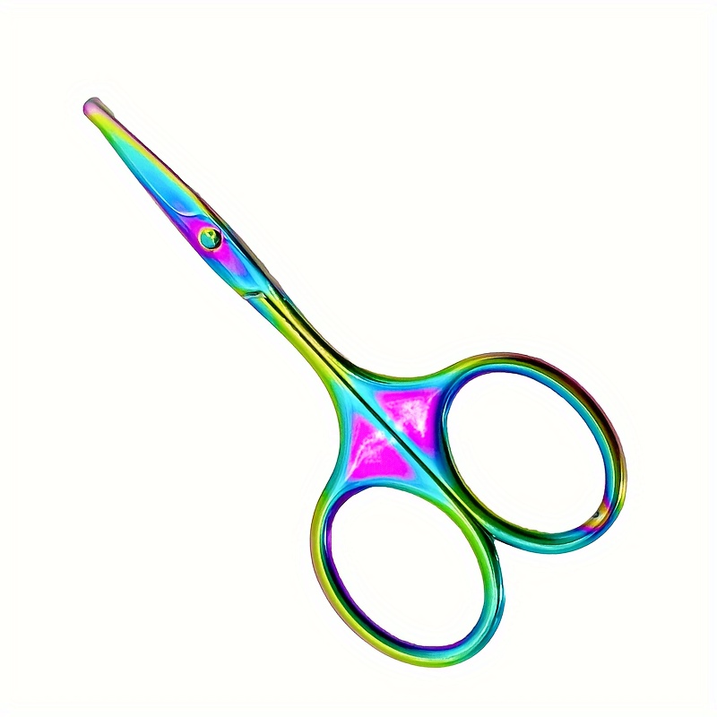 Small Scissors Eyebrow Scissors Nose Hair Scissors With - Temu