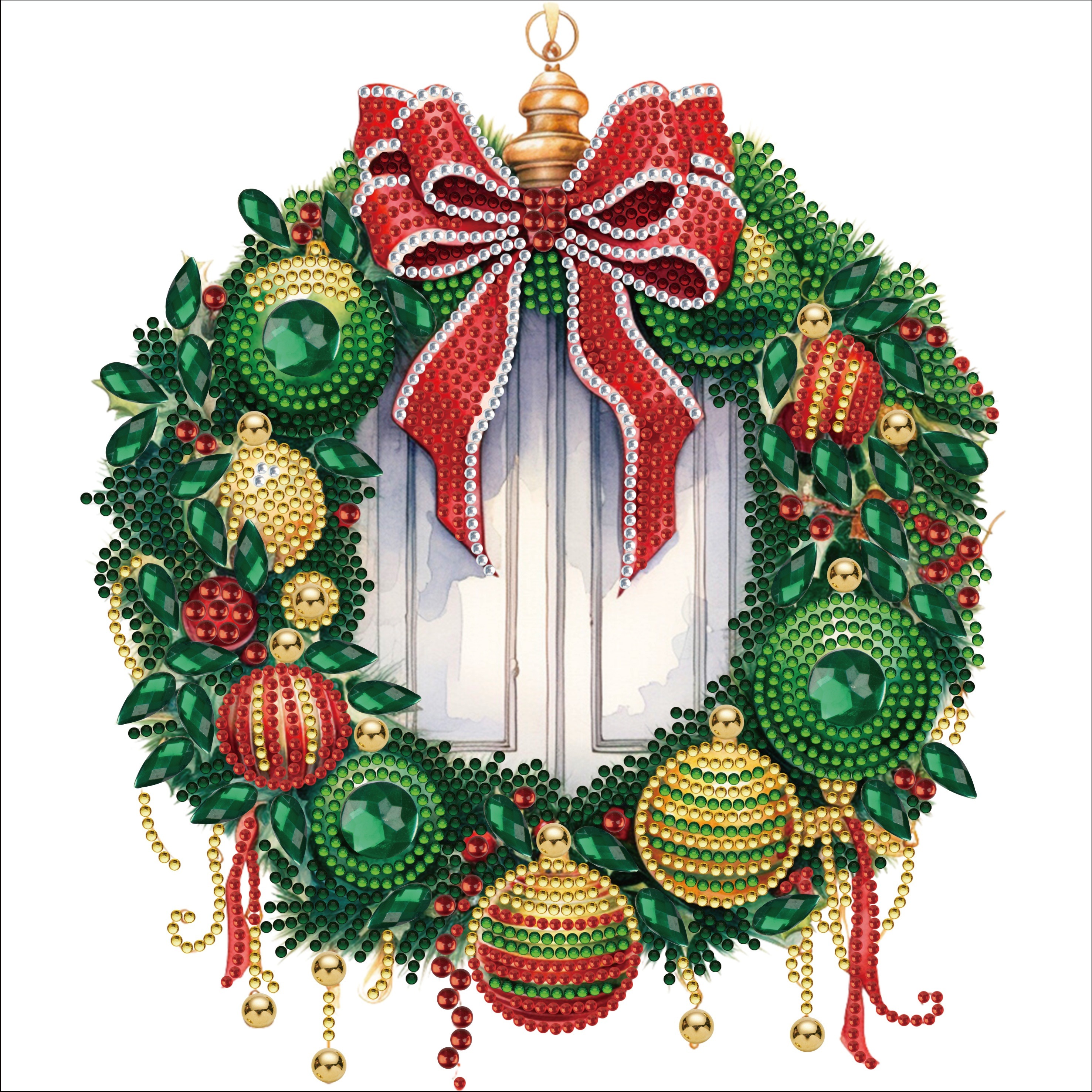 20 styles DIY Christmas Diamond Painting Home Christmas Light Garland  Decoration Pendant