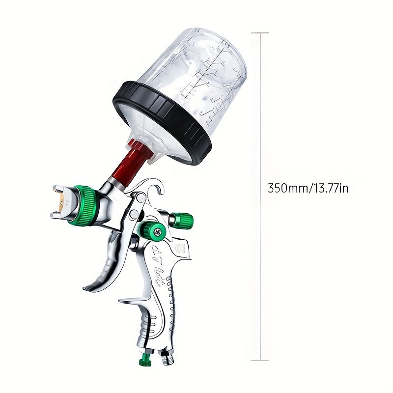 Air brush Spray Gun Gravity Feed Double Action Air Brush Cake Sprayer  Tattoo Nail Tool 0.3mm Big Cup Barber Use