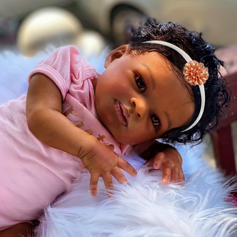 Reborn Baby Dolls African American Soft Touch Realistic Baby Doll With Soft  Body Birthday Gift