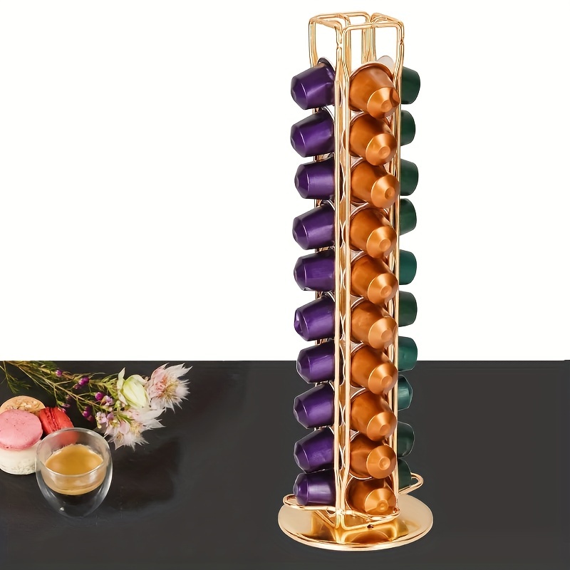 Porta-capsule da caffè Nespresso girevole Stand Rack Cialde da