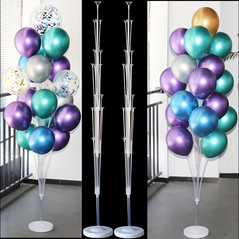 

1set 19 Tubes Balloon Balloon Stand For Baby Shower Birthday Wedding Party Decoration Eid Baloon Arch Kit Pump Clip Ballons Accessories