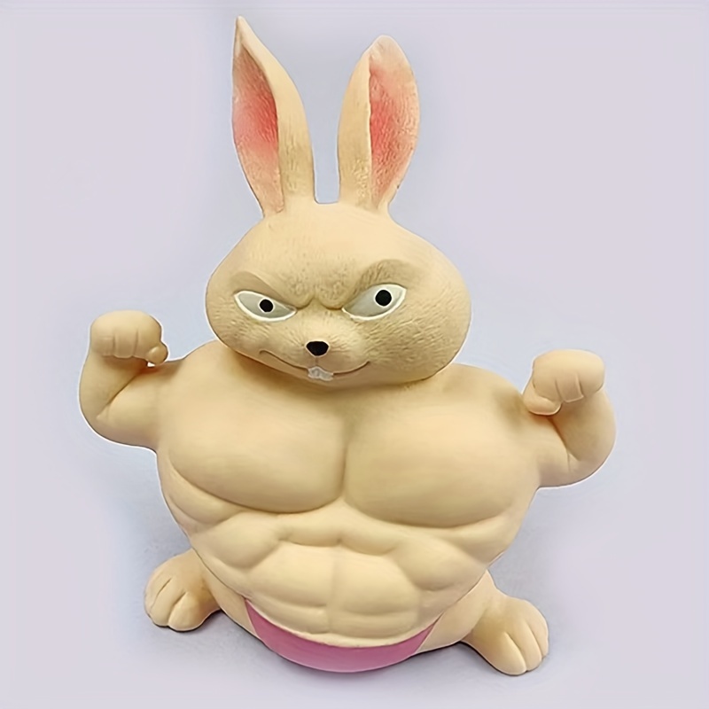 muscle bunny cartoon - Playground