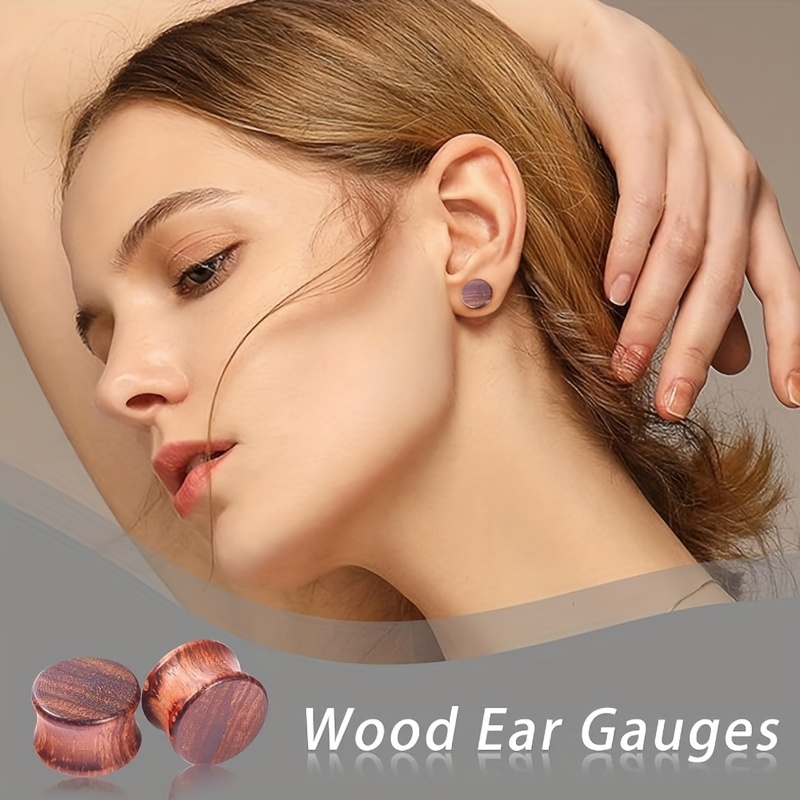 Wooden on sale ear gauges