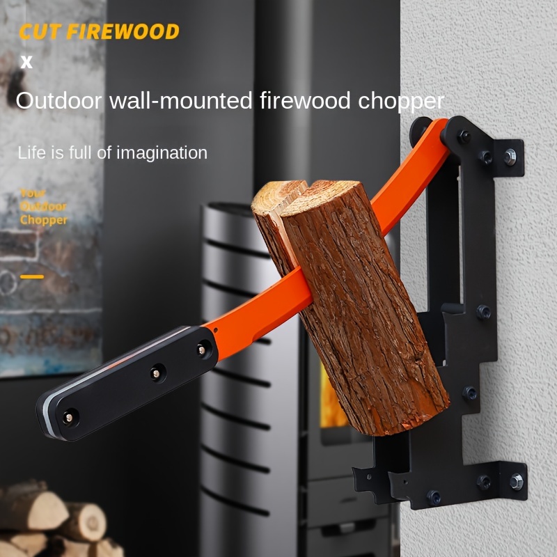 1pc Wall Mounted Wood Kindling Splitter Portable High Carbon Steel Manual  Fire Wood Cutter For Outdoor Indoor Garden Wood Splitter, Don't Miss These  Great Deals