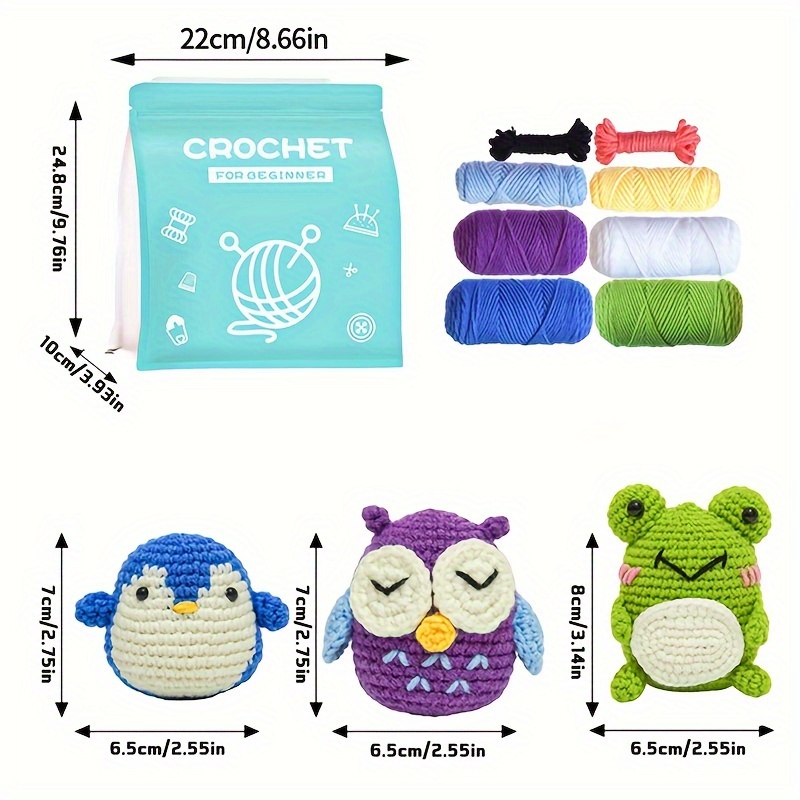 New Crochet Material Package Contains English Instruction - Temu