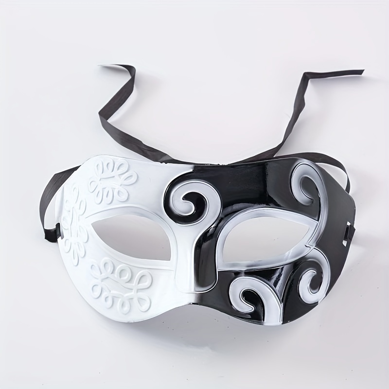 Maschere in maschera stile Vintage maschera da uomo maschera musicale per  Halloween mezza maschera per Club Fancy Dress Dance Night Carnival Party