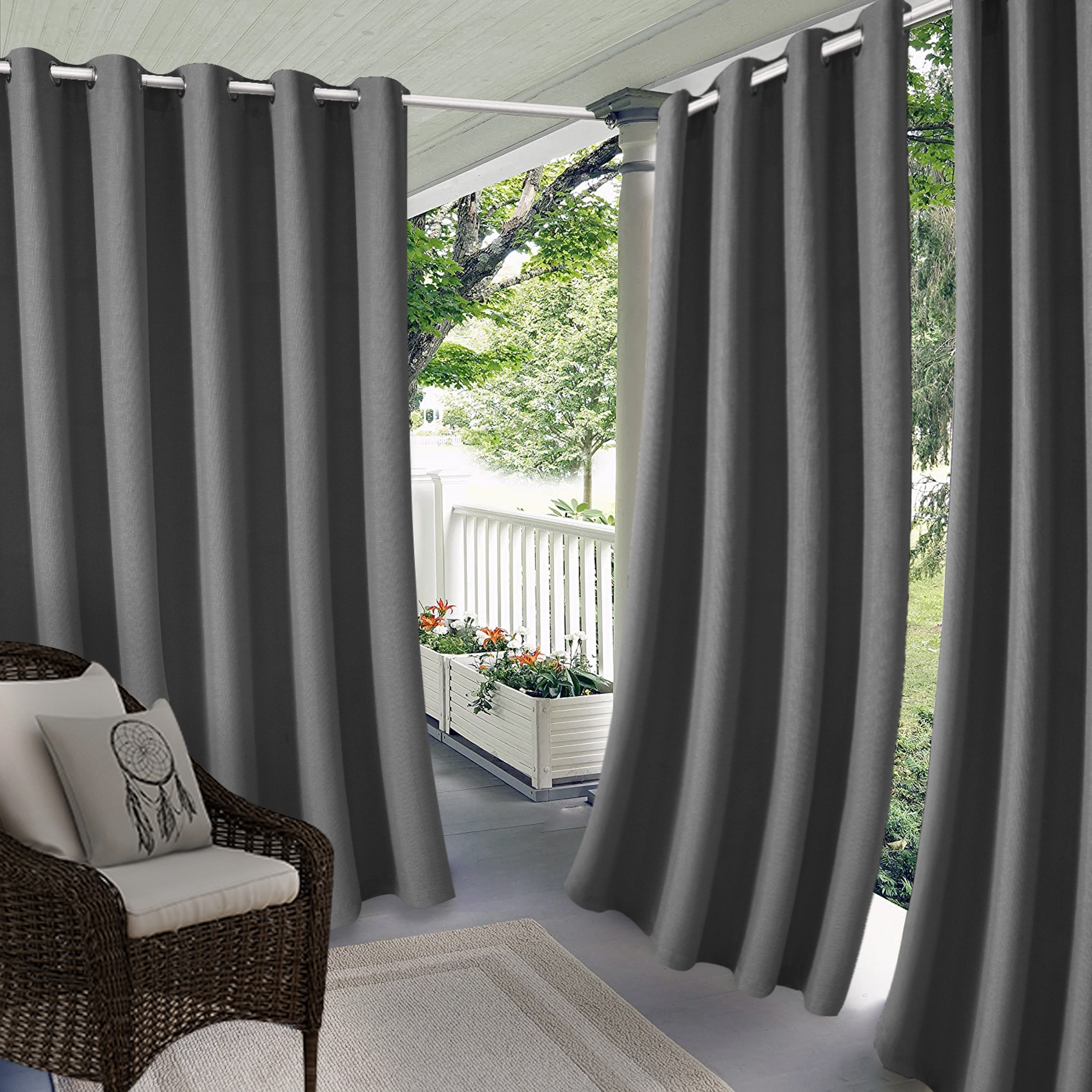 LORDTEX Cortinas de terciopelo gris para sala de estar, cortinas opacas de  terciopelo con aislamiento térmico para oscurecer la habitación, con