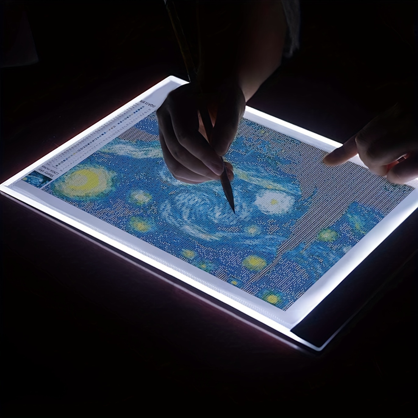 Mesa De Luz LED Dibujo A4 Caja Tableta Portatil USB Para Artistas  Caligrafia