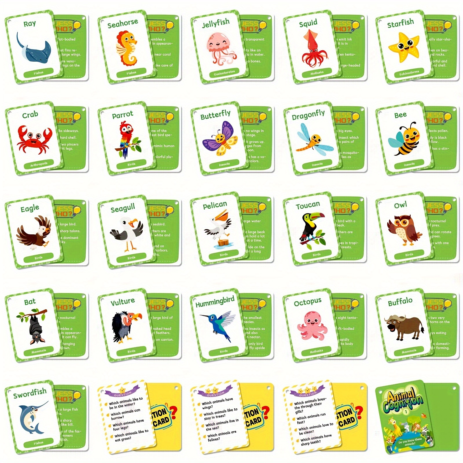 Flash Cards Per Bambini Piccoli, 50 Flash Cards Per Bambini Piccoli, Animali  E Parti Del Corpo