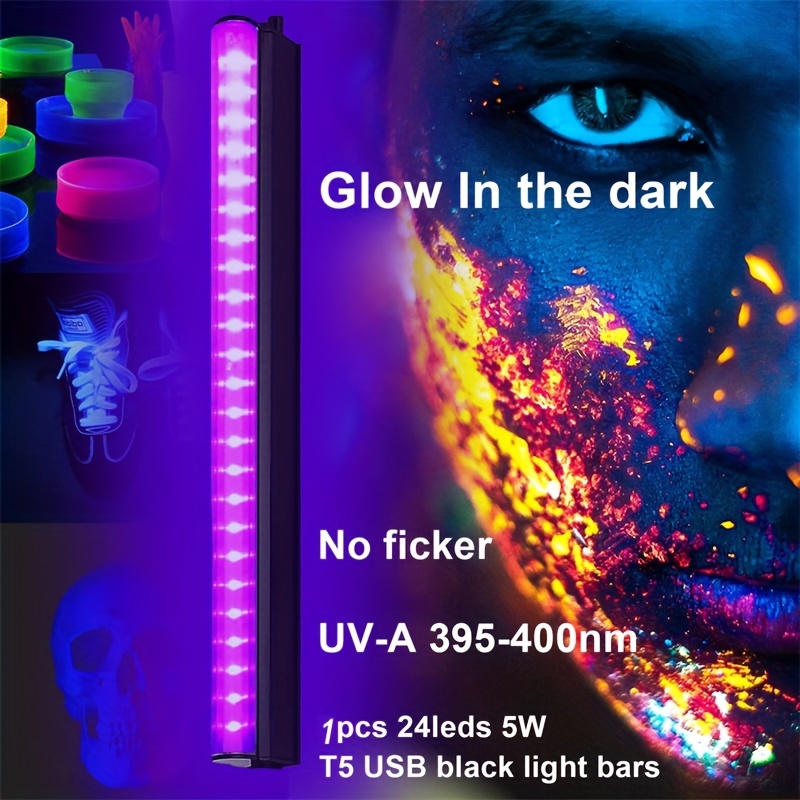 Lampe acier 12 Leds UV 400nm