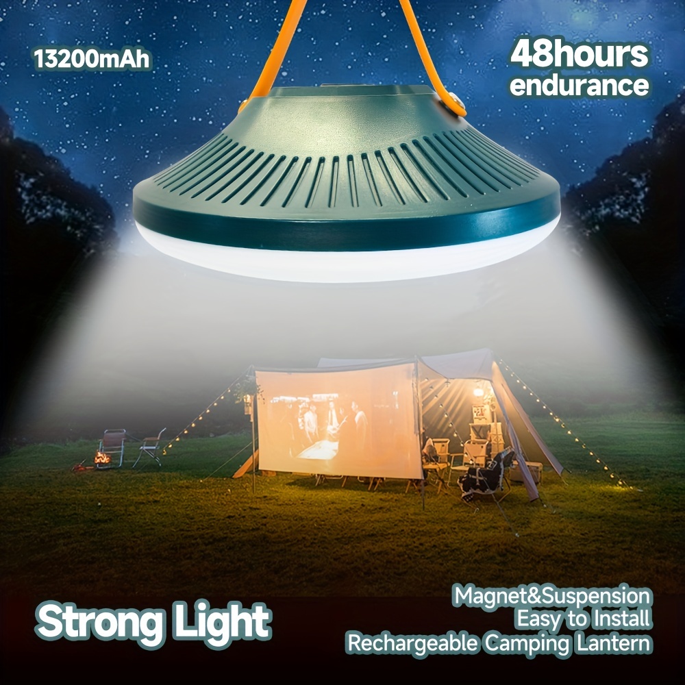 Rechargeable Led Camping Lantern With Magnet Base Portable - Temu