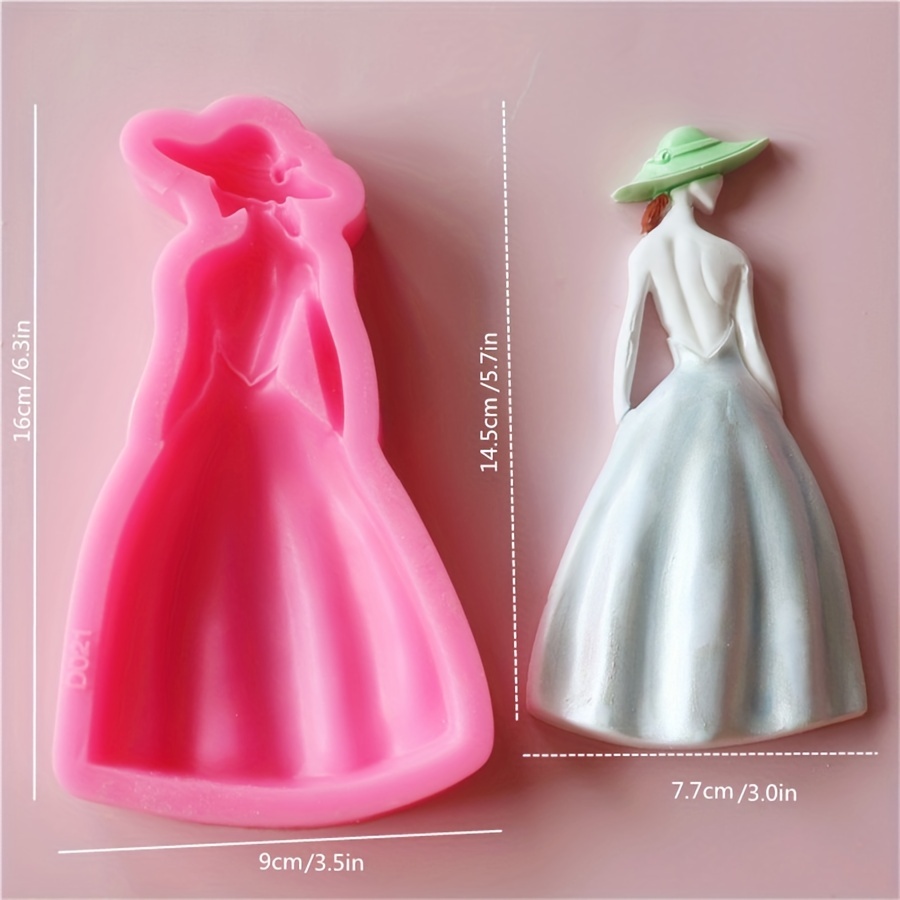 Goddess Of Back Girl Silicone Molds For Diy Cake, Fondant, Biscuit, , Soap,  Pudding, Chocolate, Hard Candies, And Dessert Candles - Create Stunning  Decorations With Ease - Temu Malta