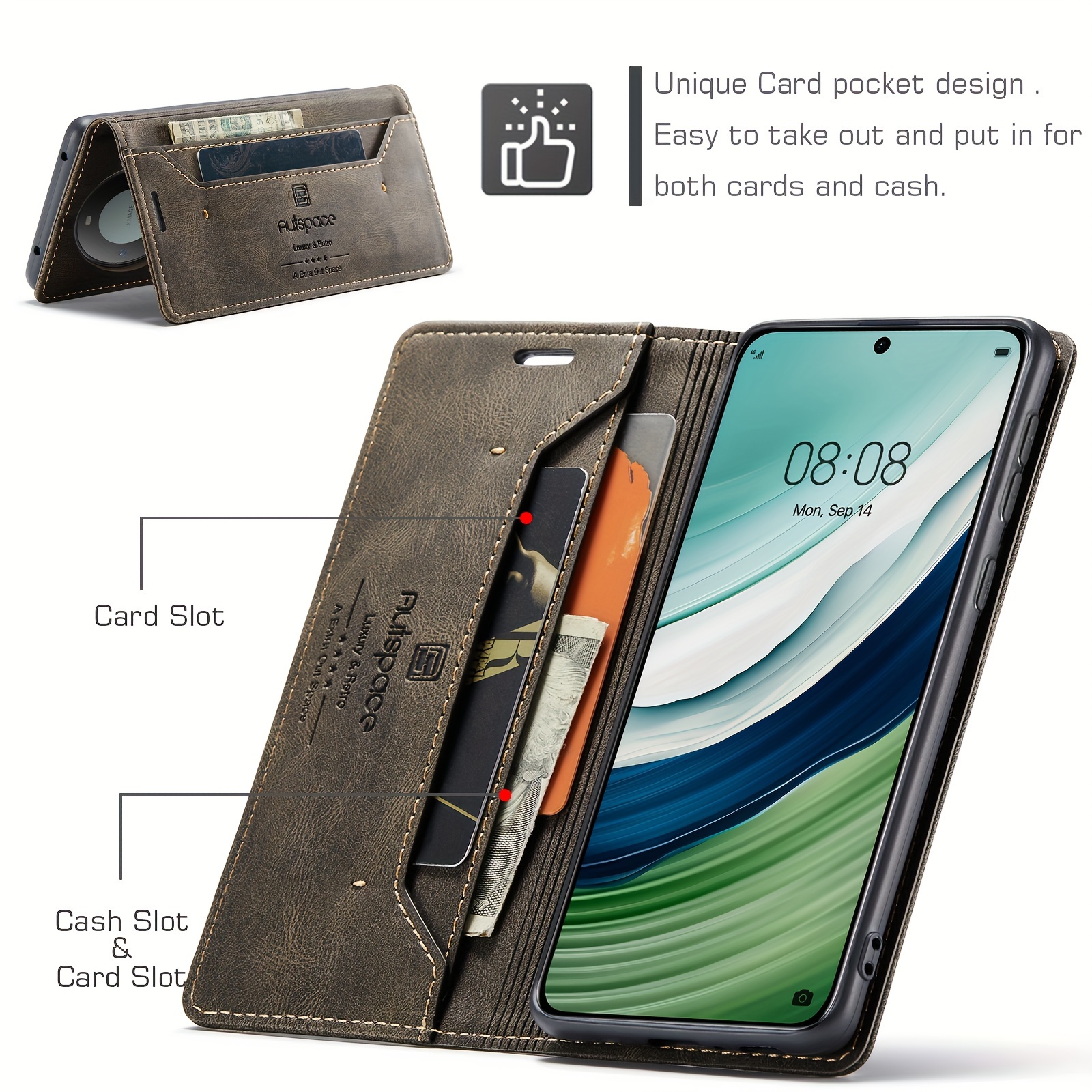 For Mate 60 Pro Vintage Scratch proof Magnetic Suction Multi - Temu
