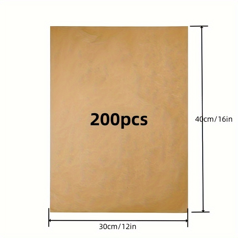 Parchment Paper Sheets Pre Cut Unbleached Baking Paper Heavy - Temu