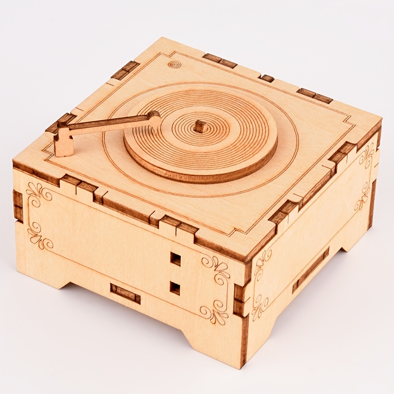 Horloge mécanique pour enfants DIY Puzzle en bois 3D Jeu peut être tourné  Kits de modèles d'assemblage Jouets d'anniversaire Xmas Gifts pour fille  Fils Garçons Filles 6 ans et plus - Temu