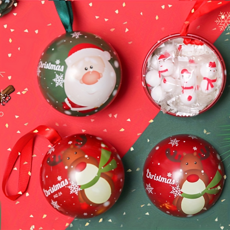 1pc Random Color Christmas Elf Ball Candy Box, With Small Candy Boxes  Inside, Christmas Decoration And Gift For Christmas Eve
