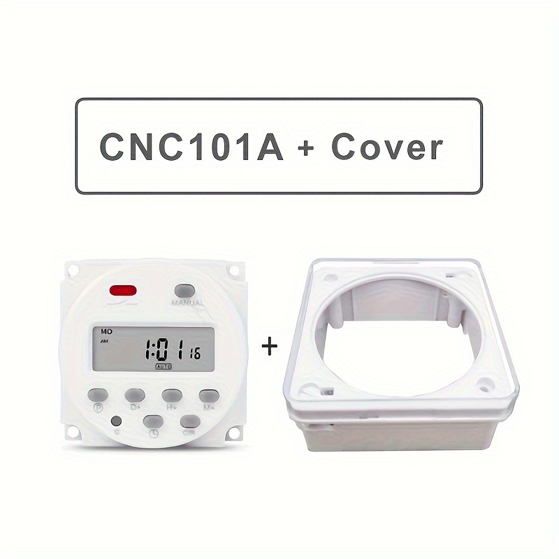 1pc Timer 12V CN101A Digital LCD Power Timer Programmable Time Switch Relay  16A CN101 With Protective Cover Weekly