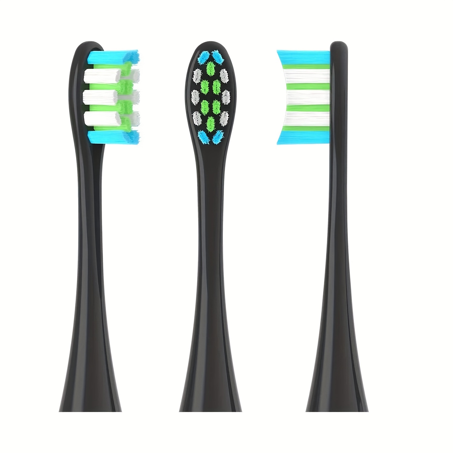 Black Electric Toothbrush Replacement Brush Heads