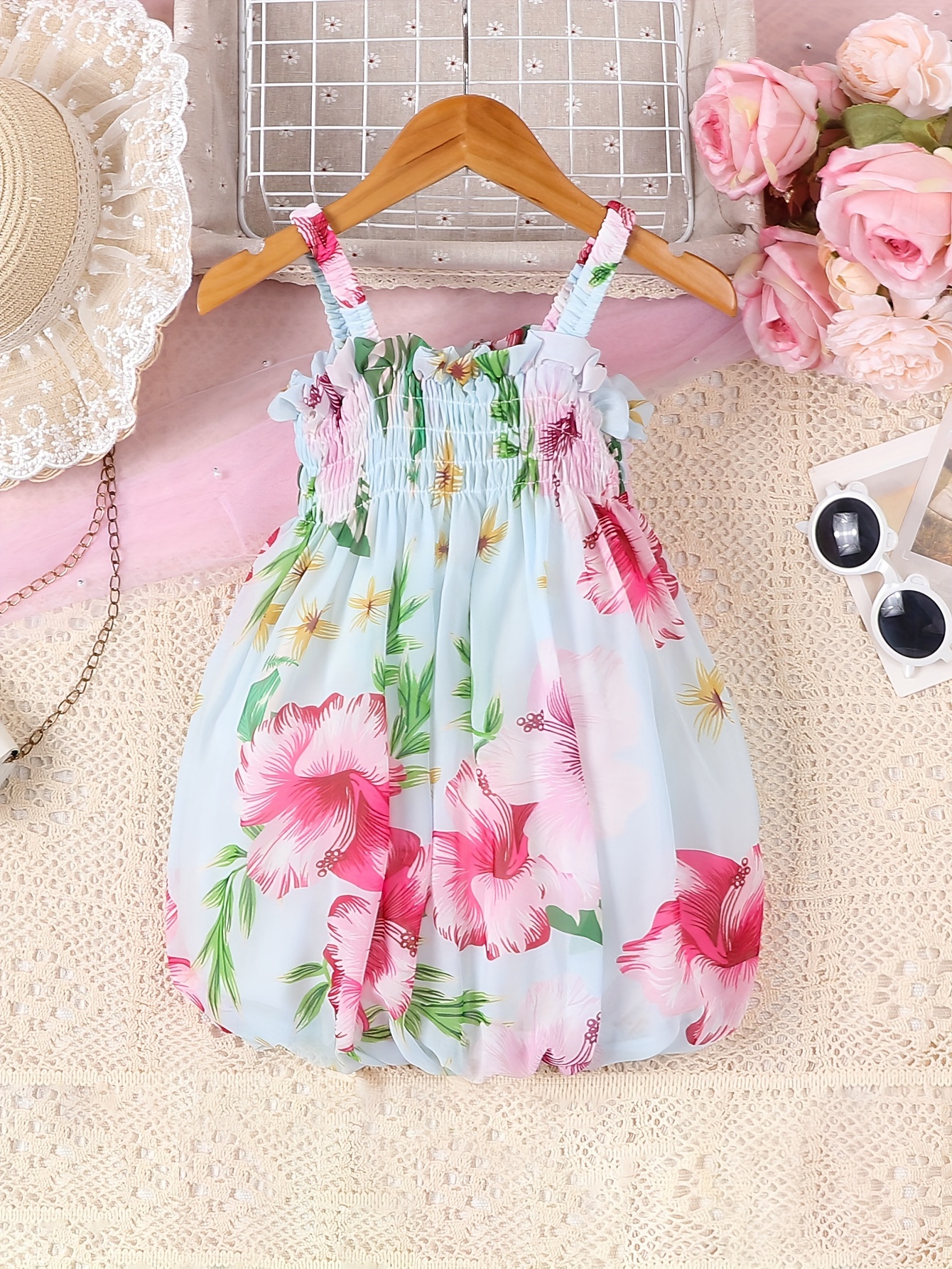 Baby Girls Summer Clothes Cute Baby Girl Chiffon Print - Temu