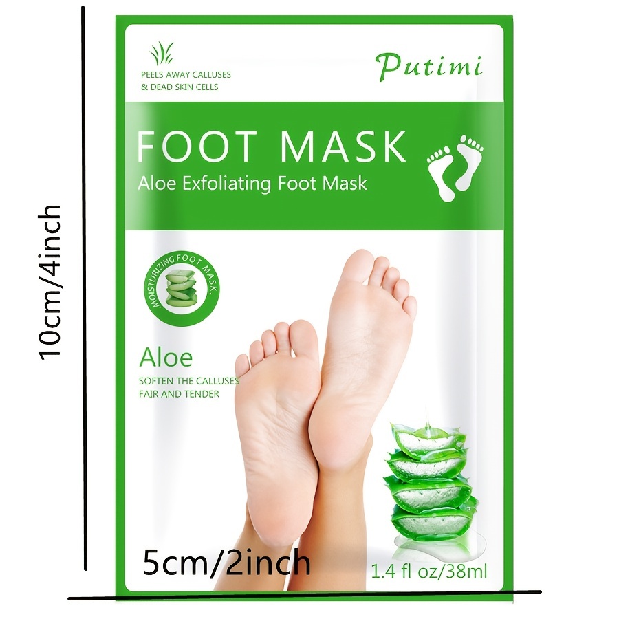 Efficient Foot Peel Mask Regular Size Skin Exfoliating - Temu