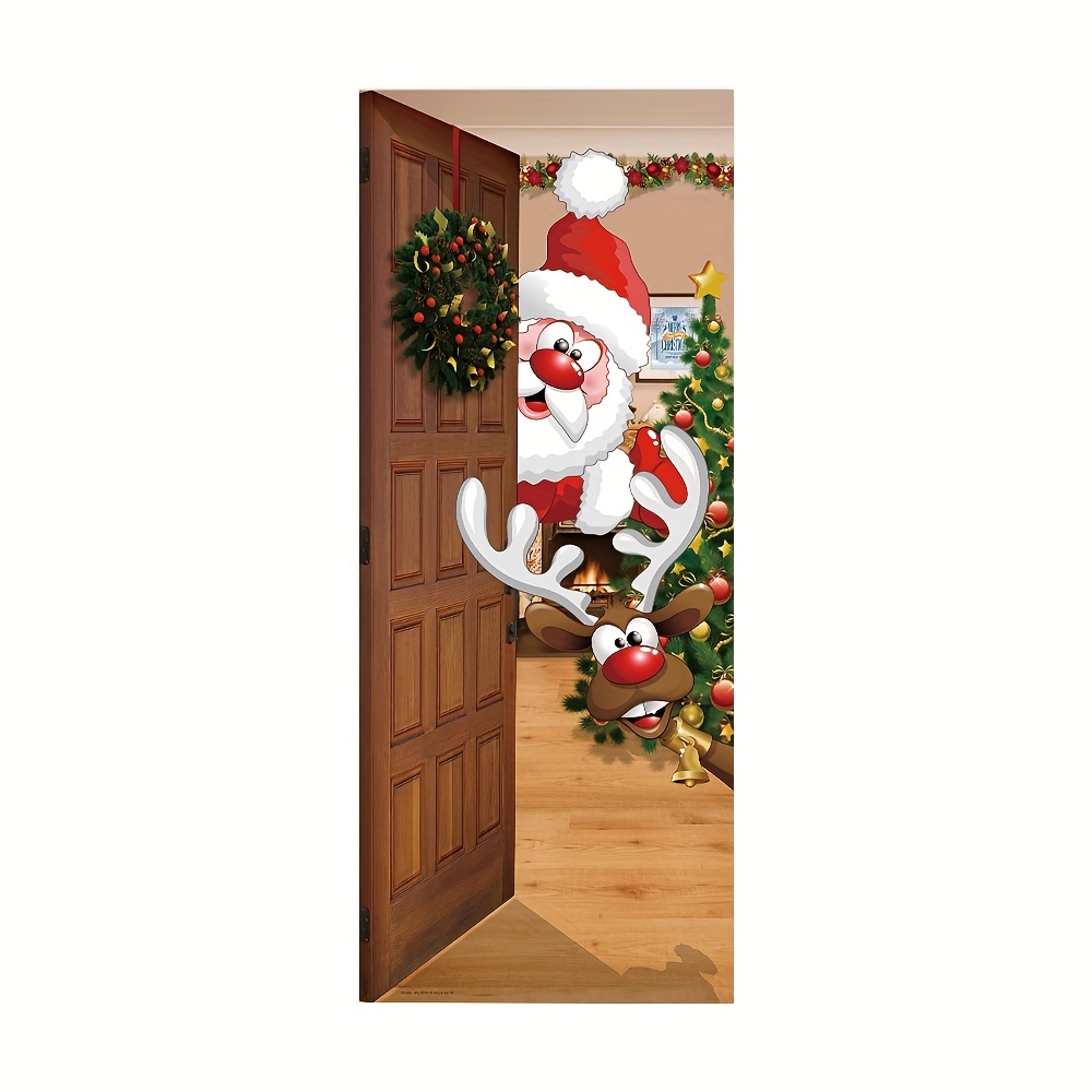 Adesivi Per Porte 77X200Cm Buon Natale Adesivi Per Porte Interne 3D Moderno Adesivi  Porte Interne Vinile, Adesivo Per Porta Decalcomanie Fai Da Te Impermeabile  Decorazioni Casa : : Casa e cucina